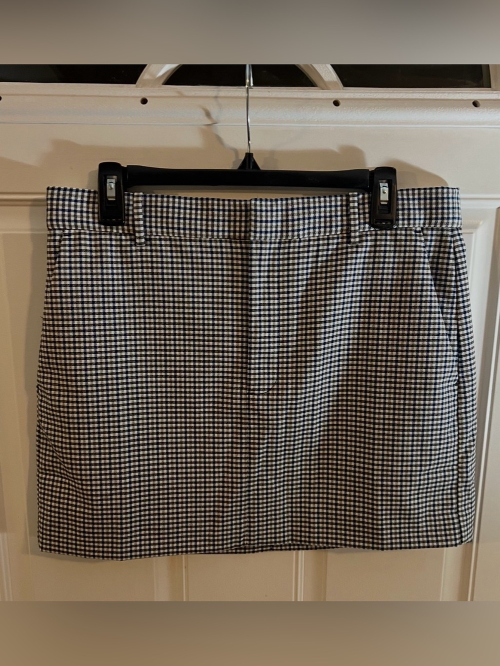 Madewell Gingham Miniskirt Size 6 Italian Fabric